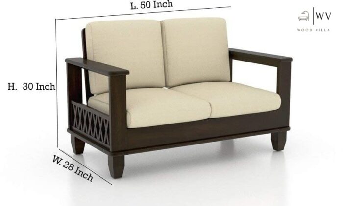 Wooden 6 Seater Sofa Set - Image 3