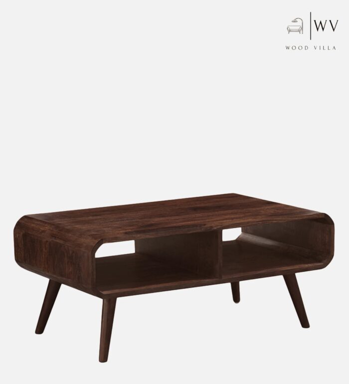 Wood Coffee Table in Provincial Teak Finish - Image 3