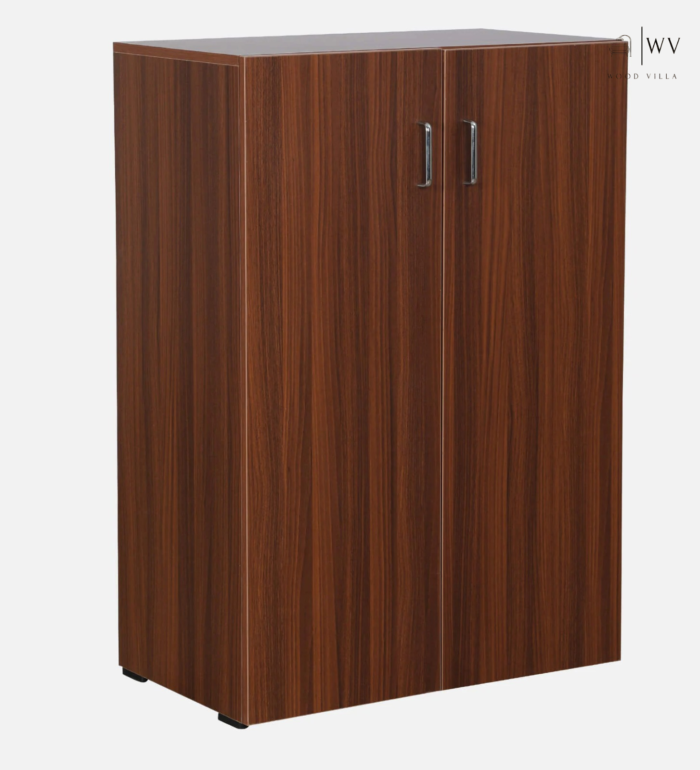 Seoul 2 Door Shoerack in Walnut Finish - Image 3