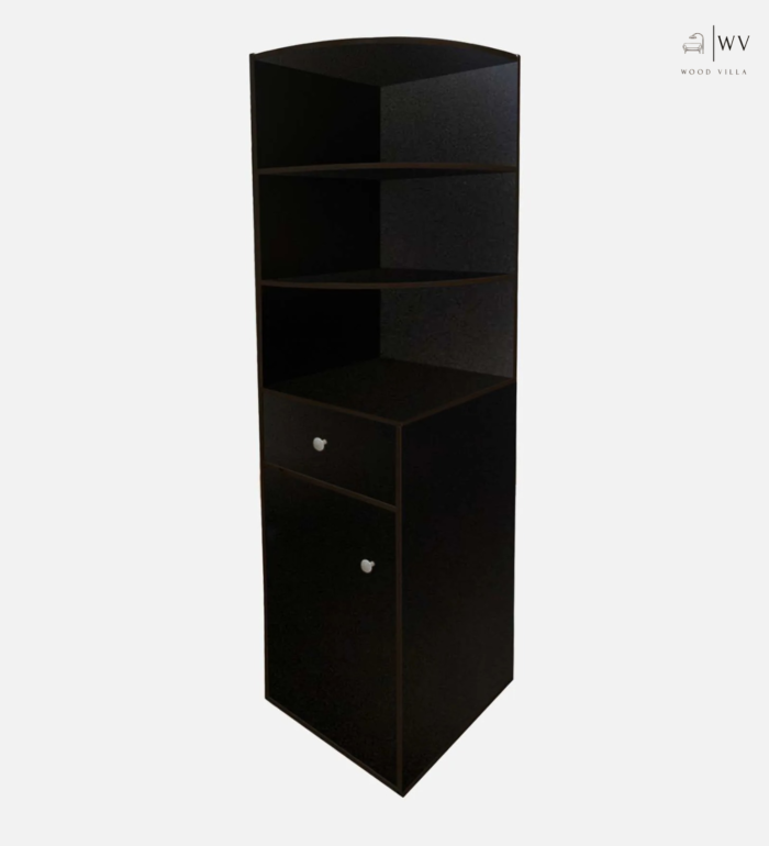Helsinki Corner book Shelve in Oak Brown Finish - Image 4