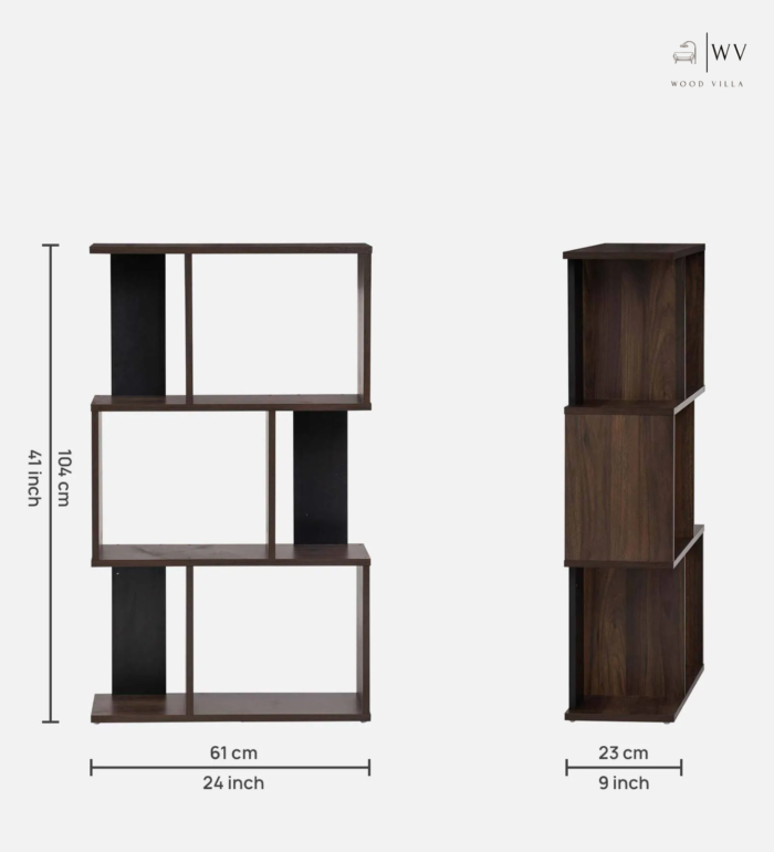 Akako Book Shelf in Columbia Walnut Finish - Image 2