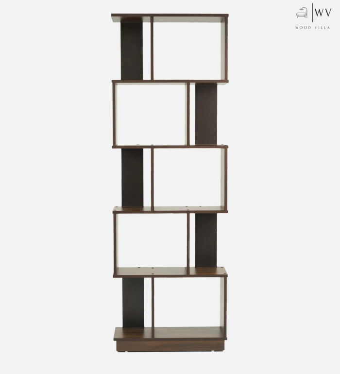 Checkers Large Book Shelf In Classic Walnut Finish - Image 4
