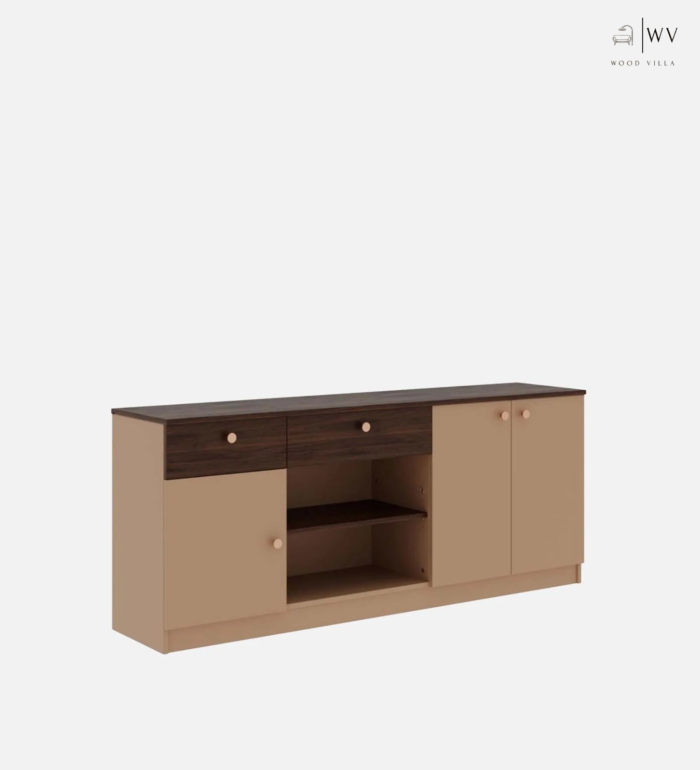 Klio Sideboard In Frappe & Columbian Walnut Colour - Image 3