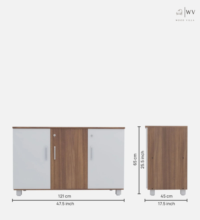 Ronald Dock Cabinet in Leon Teak Finish - Image 2