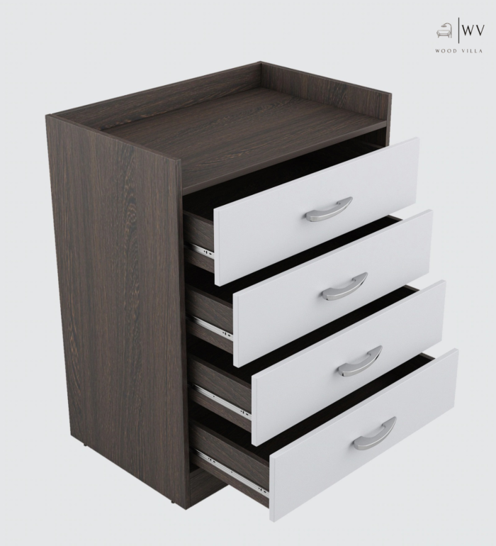 Alfa Chest Of Drawer in Flowery Wenge Finish - Image 3