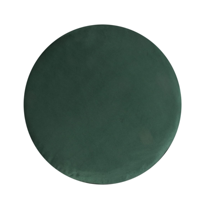 Pouffe Footstool Ottoman Stool for Sitting Puffy Furnitures for Home Living Room Chairs Table Pouf Foam Foot Stool Footrest Stool for Bedroom Living Room Balcony, 16x16x17 in, Green - Image 5