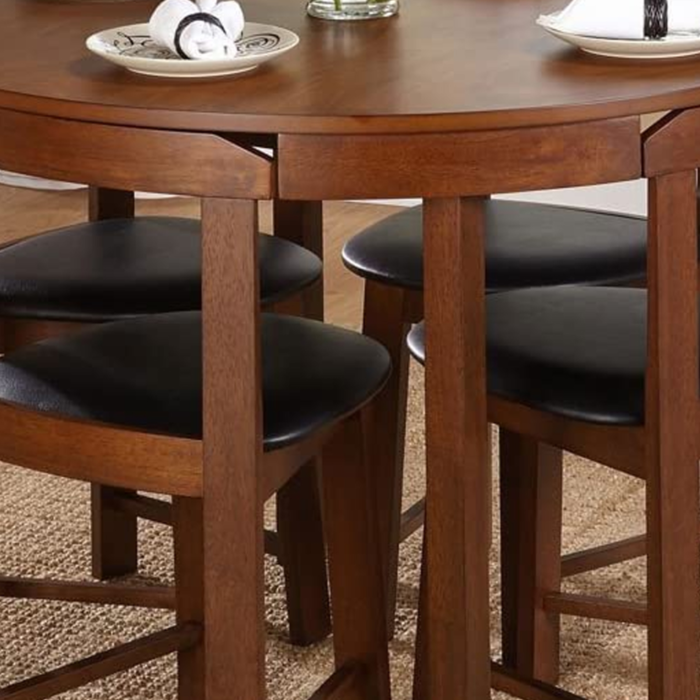 Furniture Solid Wood 4 Seater Dining Set (Finish Color – Honey Finish With Cushion) - Image 5