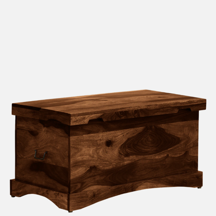 Biscay Sheesham Wood Trunk in Scratch Resistant Provincial Teak Finish - Image 4