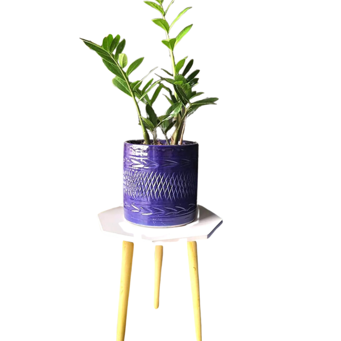 Antique Wooden Fold-able Coffee Table/Side Table/End Table/Tea Table/Plant Stand/Stool Living Room Kids Play Furniture Table Round Shape - Image 5